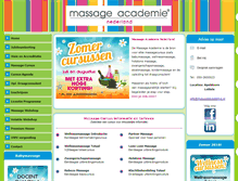 Tablet Screenshot of massageacademie.nl